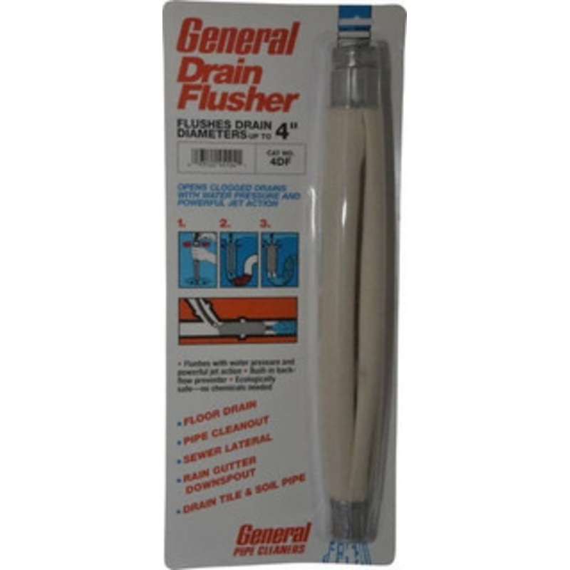 General Pipe Cleaners Water-Pressure Flush Bags, For Minimum Pipe Size: 3 (Inch), For Maximum Pipe Size: 4 (Inch), Material: Canvas 4DF – 36893493