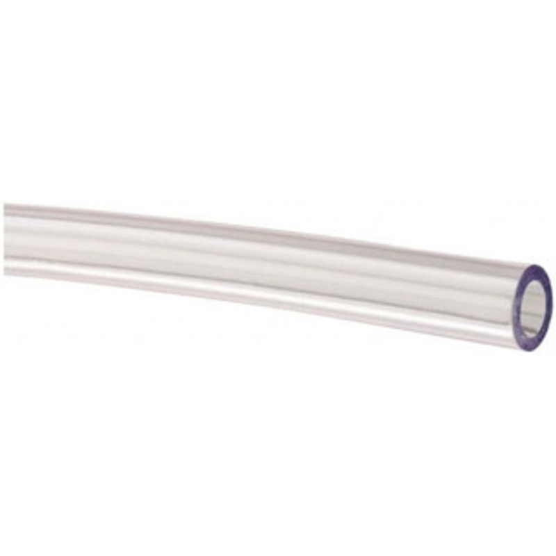 Made in USA 3/16 ID x 5/16 OD, 1/16 Wall Thickness, Cut to Length PVC Tube Clear, 55 Max psi, 68 Shore A Hardness SOF-014 – 79814612