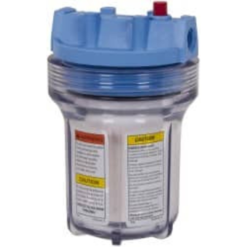 Pentair 4-5/8 Inch Outside Diameter, 8 Inch Cartridge Length, 5 Micron Rating, Cartridge Filter Assembly 3/8 Inch Pipe, Reduces Sediment 158124 – 09408386