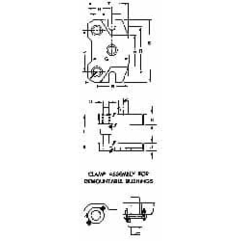 Anchor Danly 4 Guide Post Length, 1 Die Holder Thickness, 1 Shank Diam 7 Radius, Semi Steel, Mold Blank, Punch & Die Set 8-3/4 Overall Width x 4-7/8 Overall Depth 54-AW-D – 03225133