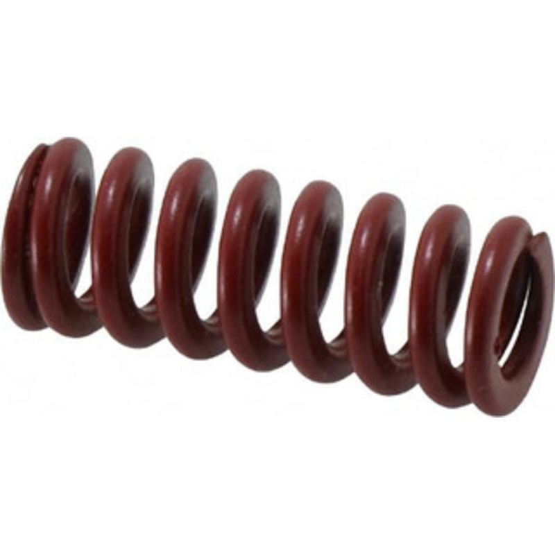 Associated Spring Raymond 12.5mm Hole Diam, 6.3mm Rod Diam, 1-1/4 Free Length, Red Die Spring 318.7 N Max Deflection, 9.6mm Max Deflection, Strong Duty, Chromium Alloy Steel 205-205 – 67900548