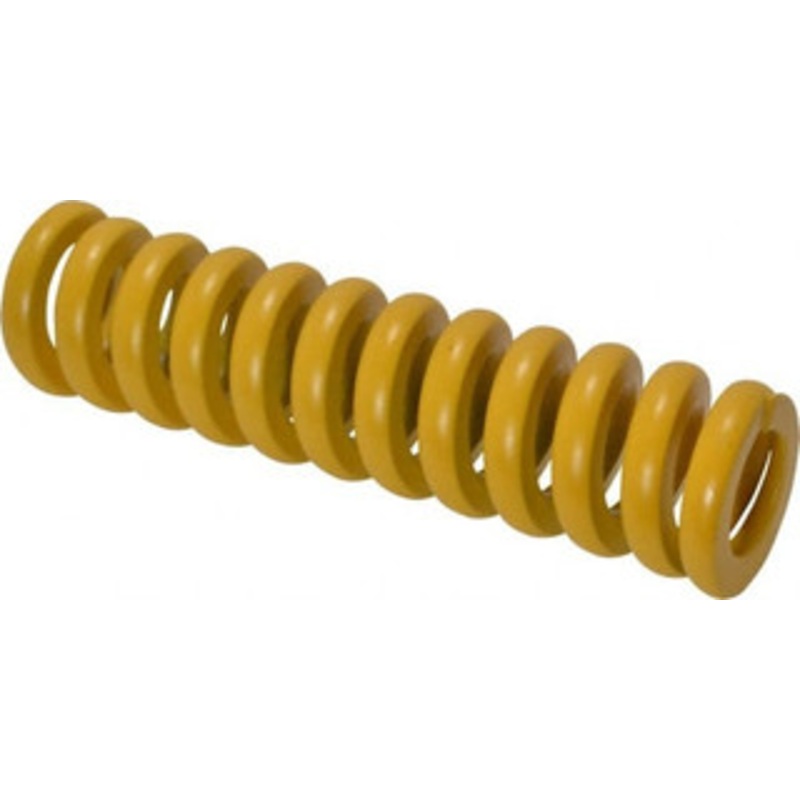 Associated Spring Raymond 20mm Hole Diam, 10mm Rod Diam, 3 Free Length, Yellow Die Spring 1552.3 N Max Deflection, 19mm Max Deflection, Extra Strong, Chromium Alloy Steel 206-412 – 67901751