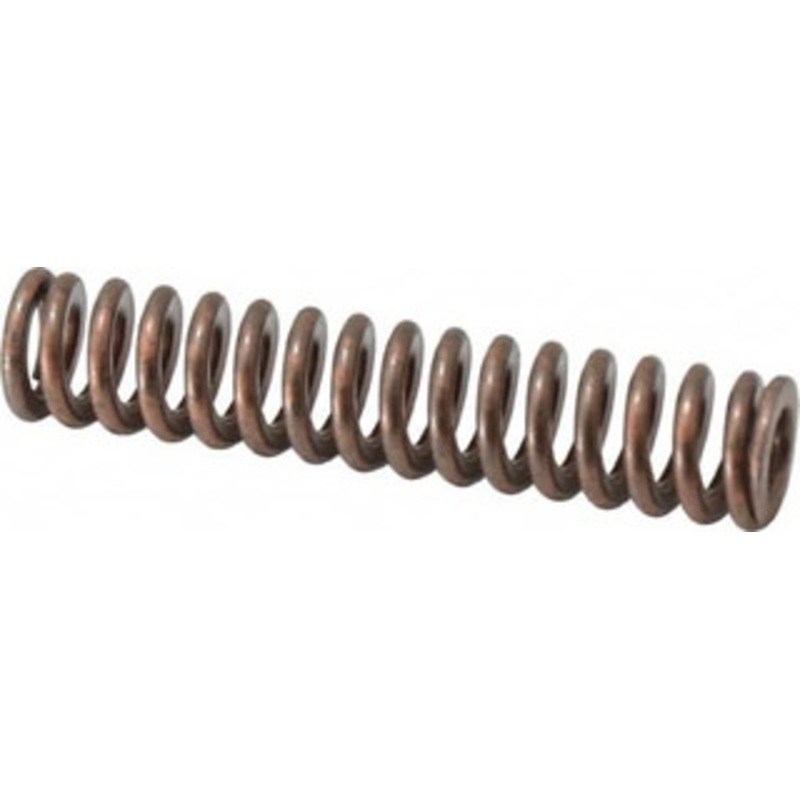 Associated Spring Raymond 5/8 Hole Diam, 11/32 Rod Diam, 3 Free Length, Gold Die Spring 129.6 Lb Max Deflection, 0.9 Max Deflection, Heavy Duty, Chromium Alloy Steel 105-312 – 07662505