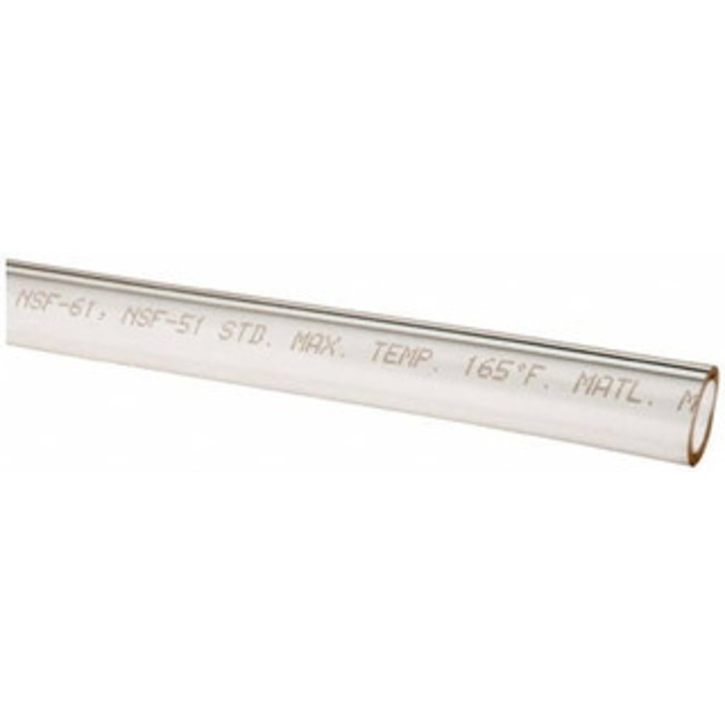 Made in USA 5/16 ID x 7/16 OD, 1/16 Wall Thickness, Cut to Length (50 ft. Standard Length) Plastic Tube Clear, 30 Max psi, 63 Hardness 509266 – 48517171