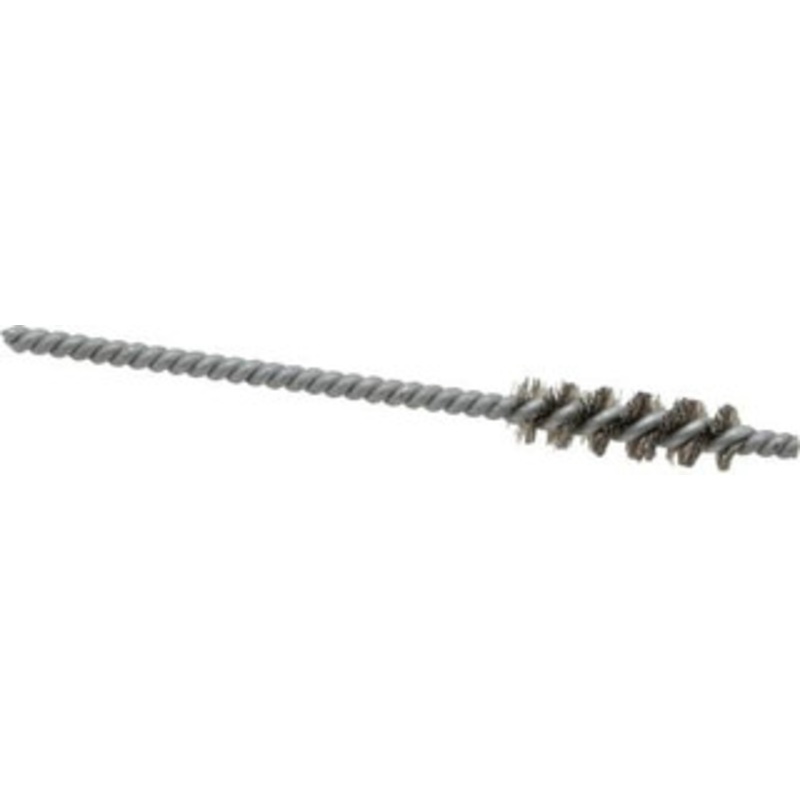 Schaefer Brush 1/8 Inch Inside Diameter, 5/16 Inch Actual Brush Diameter, Stainless Steel, Power Fitting and Cleaning Brush 1/8 Shank Diameter, 3-5/8 Inch Long, Twisted Wire Stem, 1/4 Inch Refrigeration Outside Diameter 08743-12 – 56489123