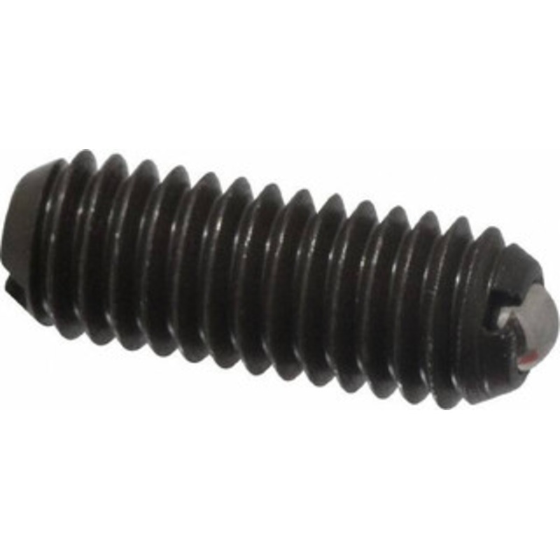Vlier 10-32, 0.094 Ball Diam, 0.513 Body Length, 0.025 Max Ball Reach, Threaded Ball Plunger Steel Body, Steel Ball, 1.5 Lb Initial End Force, 3 Lb Final End Force B52 – 62121041