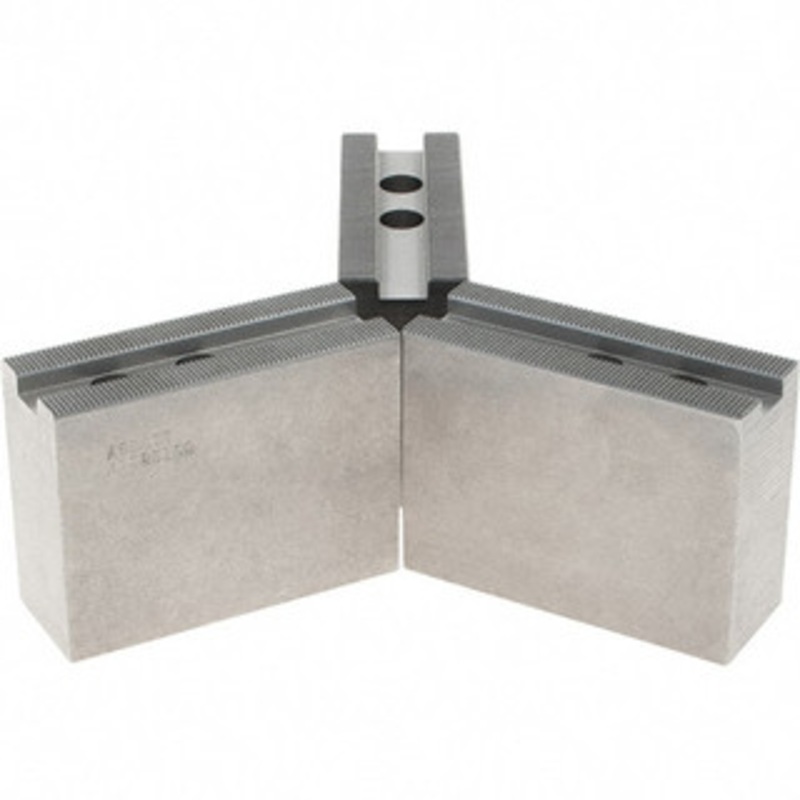 Abbott Workholding 1.5mm x 60 Serrated Attachment, Square Soft Lathe Chuck Jaw 3 Jaws, Steel, 63/64 Btw Mount Hole Ctrs, 4 Long x 1-1/2 Wide x 3 High, 0.5512 Groove, 0.4724 & 12mm Fastener KTT8S1SQ – 66154840