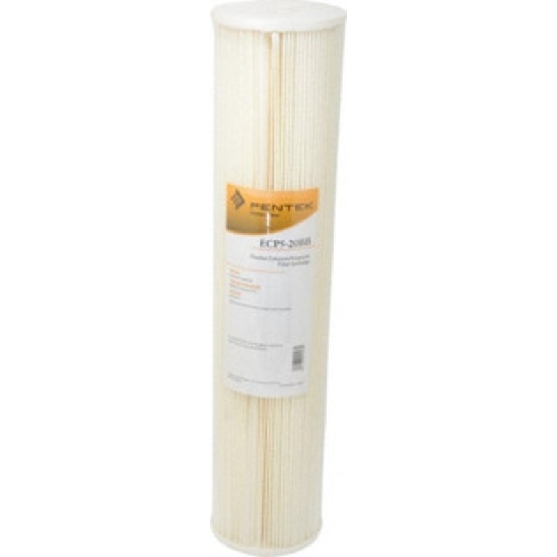 Pentair 4-1/2 OD, 5, Cellulose Polyester Pleated Cartridge Filter 20 Long, Reduces Sediments 255494-43 – 37035623