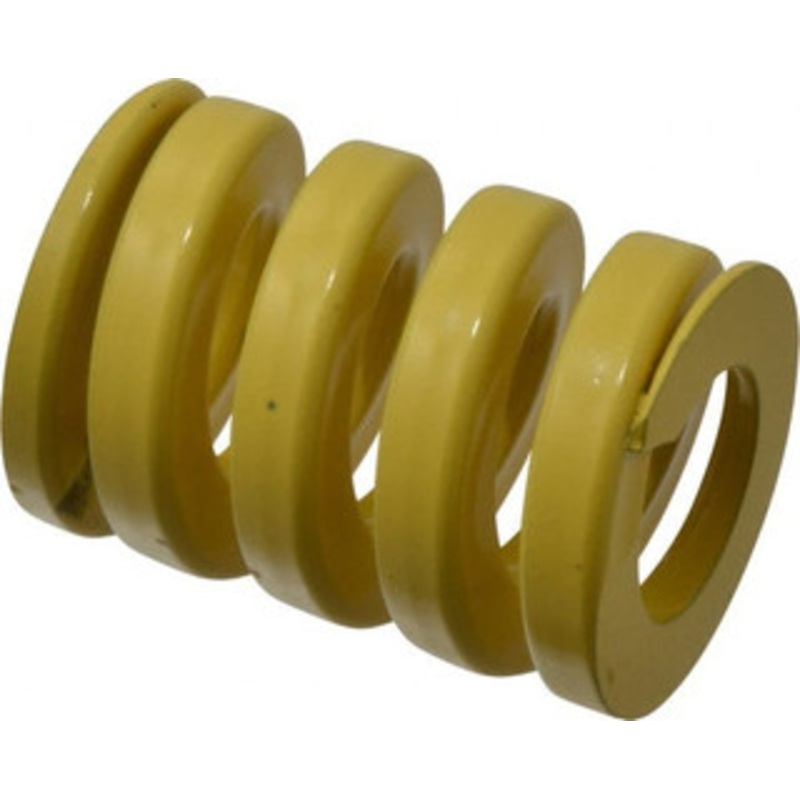 Danly 1-1/2 Hole Diam, 3/4 Rod Diam, 2 Free Length, Yellow Die Spring 319 Lb Max Deflection, 0.5 Max Deflection, Extra Heavy Duty, Chromium Vanadium Steel 9-2408-36 – 76017219