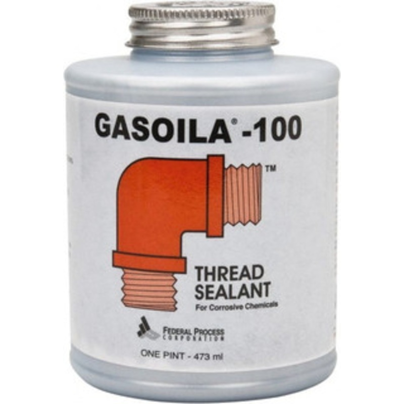 Federal Process 1 Pt Brush Top Can Black Federal Gasoila-100 Thread Sealant 450F Max Working Temp GH16 – 36913002