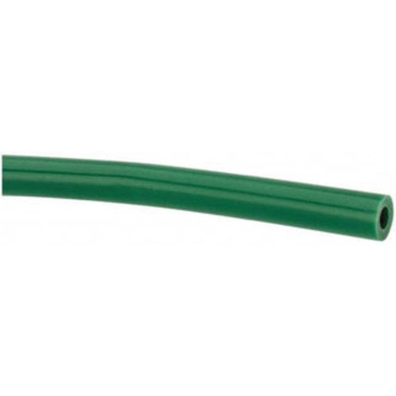 Made in USA 1/8 ID x 1/4 OD, 1/16 Wall Thickness, Cut to Length (100 ft. Standard Length) LLDPE Tube Green, 358 Max psi, 44 Shore D Hardness 11061 – 74205386