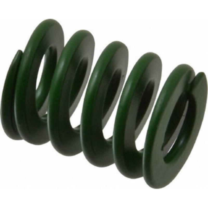 Associated Spring Raymond 25mm Hole Diam, 12.5mm Rod Diam, 1-1/4 Free Length, Green Die Spring 1003.8 N Max Deflection, 12.5mm Max Deflection, Light Duty, Chromium Alloy Steel 203-505 – 67898718