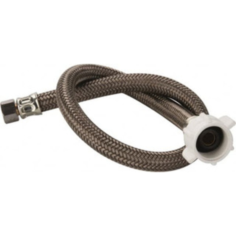 BrassCraft 3/8 Compression Inlet, 7/8 Ballcock Outlet, Brass Flexible Connector Braided Stainless Steel, Use with Toilets B1-20DL F – 36985638