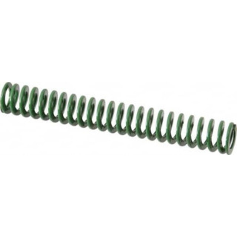 Danly 1/2 Hole Diam, 9/32 Rod Diam, 3-1/2 Free Length, Green Die Spring 3.05 Lb Max Deflection, 1.4 Max Deflection, Light Duty, Chromium Vanadium Steel 9-0814-11 – 76010289