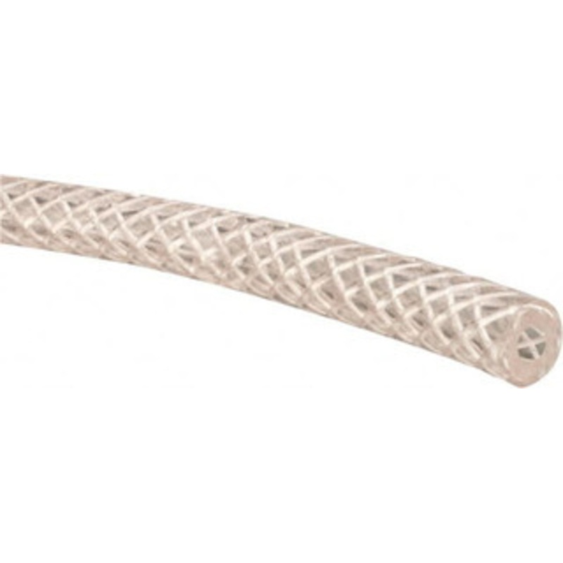 Made in USA 1/8 ID x 0.315 OD, 3/32 Wall Thickness, Cut to Length (100 ft. Standard Length) PVC Tube Clear, 465 Max psi, 80 Shore A Hardness SOH-001-7 – 48460000