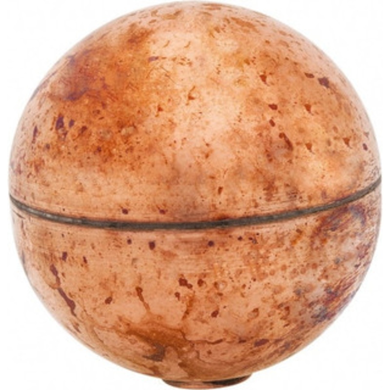 Made in USA 2 Diam, Spherical, Internal Connection, Metal Float 1/4-20 Thread, Copper, 25 Max psi, 24 Gauge RC2024IC – 07429152