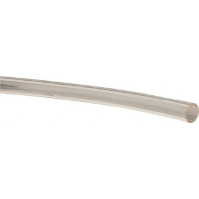 Made in USA 3/16 ID x 1/4 OD, 1/32 Wall Thickness, Cut to Length (100 ft. Standard Length) Ester Urethane Tube Natural, 55 Max psi, 85 Shore A Hardness 39004 – 74205535
