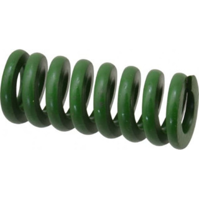 Associated Spring Raymond 3/4 Hole Diam, 3/8 Rod Diam, 1-3/4 Free Length, Green Die Spring 328.1 Lb Max Deflection, 0.44 Max Deflection, Extra Heavy Duty, Chromium Alloy Steel 106-407 – 07663545