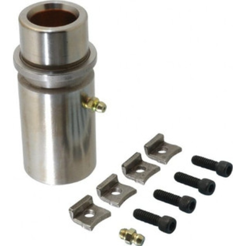Danly 1 ID x 3-15/16 OAL, Steel, Bronze Plated Die & Mold Shoulder Bushing Extra Long Shoulder, 1.72 Bottom OD, 1-1/2 Top OD, 1.845 Collar OD, 3 Under Collar, 15/16 Above Collar 6-08-28 – 03224920