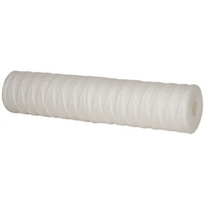 Pentair 4-1/2 OD, 25, Polypropylene String-Wound Cartridge Filter 20 Long, Reduces Sediments 355225-43 – 07606783