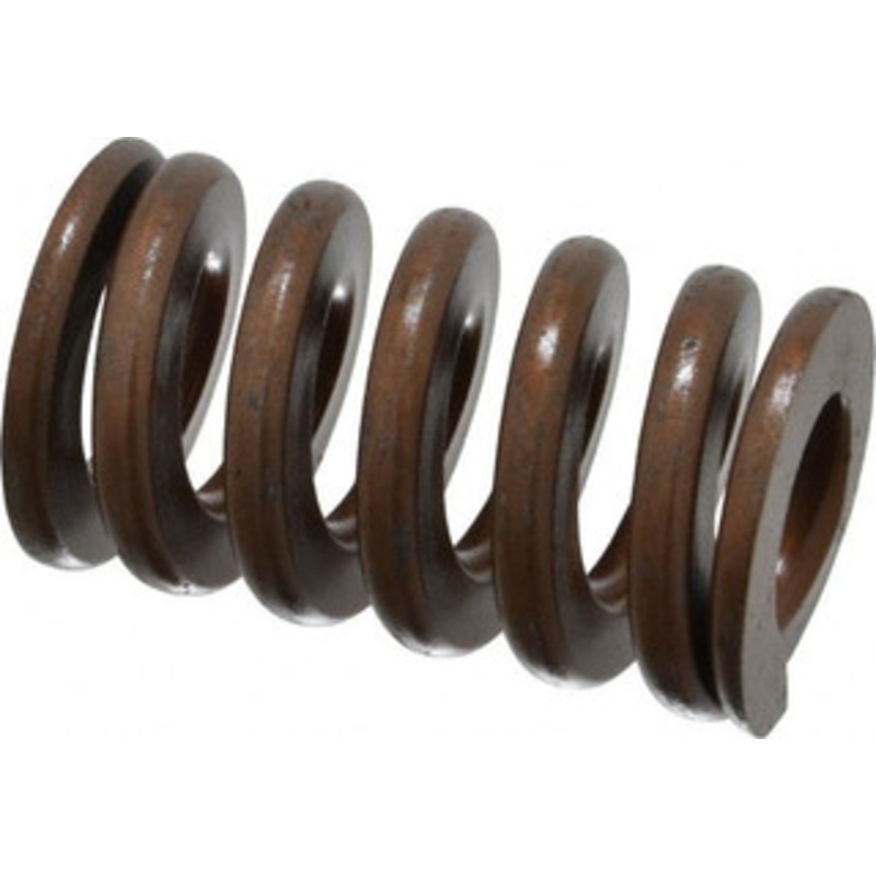 Associated Spring Raymond 1-1/2 Hole Diam, 3/4 Rod Diam, 2-1/2 Free Length, Gold Die Spring 1162.5 Lb Max Deflection, 0.75 Max Deflection, Heavy Duty, Chromium Alloy Steel 105-710 – 07663008