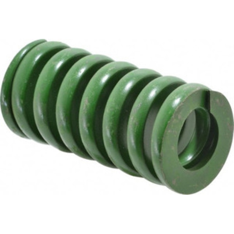 Associated Spring Raymond 2 Hole Diam, 1 Rod Diam, 4 Free Length, Green Die Spring 2200 Lb Max Deflection, 1 Max Deflection, Extra Heavy Duty, Chromium Alloy Steel 106-816 – 07664006