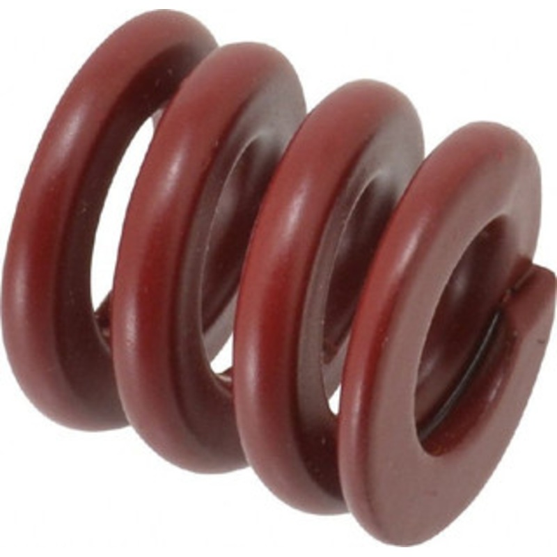 Associated Spring Raymond 25mm Hole Diam, 12.5mm Rod Diam, 1 Free Length, Red Die Spring 2812.5 N Max Deflection, 7.5mm Max Deflection, Strong Duty, Chromium Alloy Steel 205-504 – 67900860