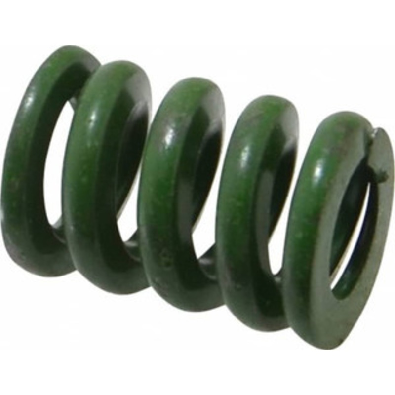 Associated Spring Raymond 3/4 Hole Diam, 3/8 Rod Diam, 1 Free Length, Green Die Spring 350 Lb Max Deflection, 0.25 Max Deflection, Extra Heavy Duty, Chromium Alloy Steel 106-404 – 07663511