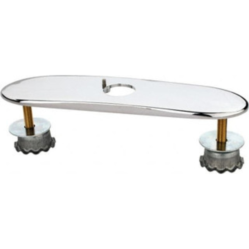 Chicago Faucets Faucet Replacement 8 Cover Plate Polished Chrome, Use with HyTronic IR Faucets 240.628.21.1 – 91216358