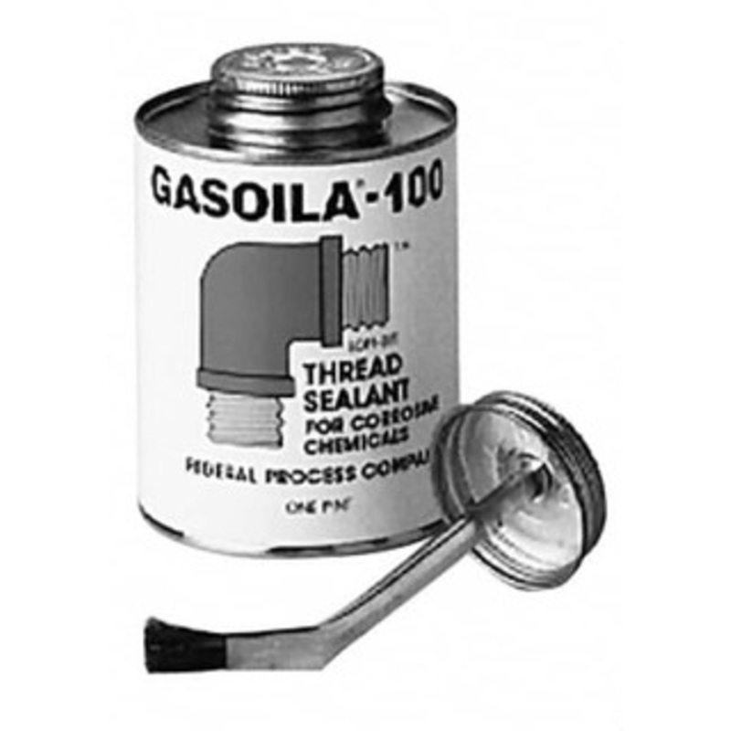 Federal Process 1/2 Pt Brush Top Can Black Federal Gasoila-100 Thread Sealant 450F Max Working Temp GH08 – 36912996