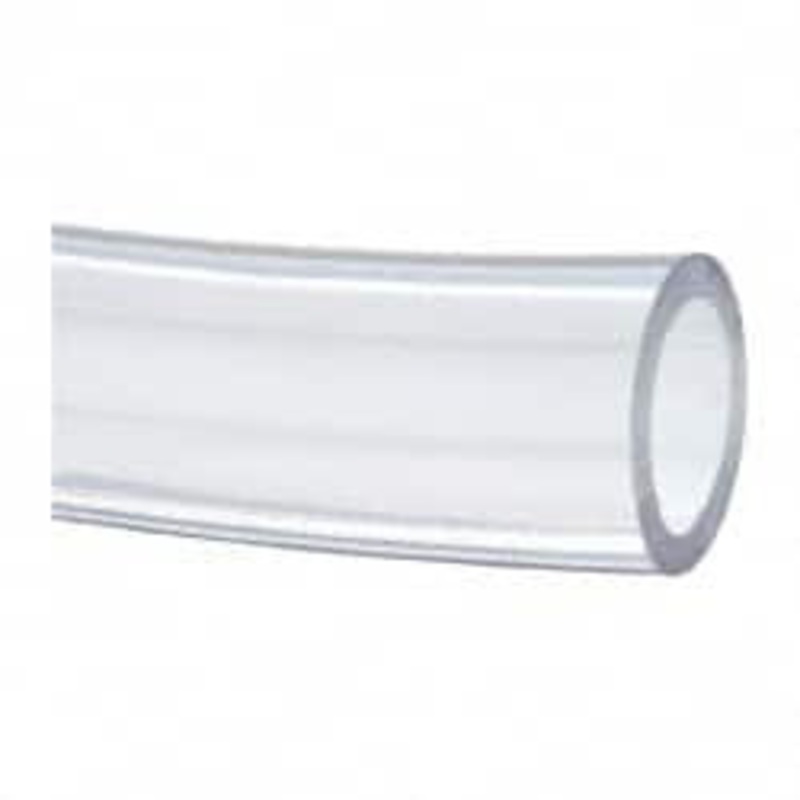 Made in USA 1-1/4 ID x 1-3/4 OD, 1/4 Wall Thickness, Cut to Length PVC Tube Clear, 45 Max psi, 68 Shore A Hardness SOF-075 – 79815361