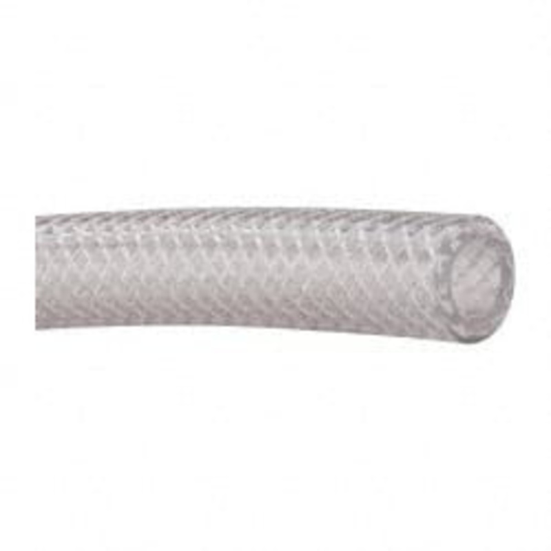 Made in USA 1/2 ID x 13/16 OD, 5/32 Wall Thickness, Cut to Length (100 ft. Standard Length) PVC Tube Clear, 215 Max psi, 80 Shore A Hardness SHW-056 – 48460083