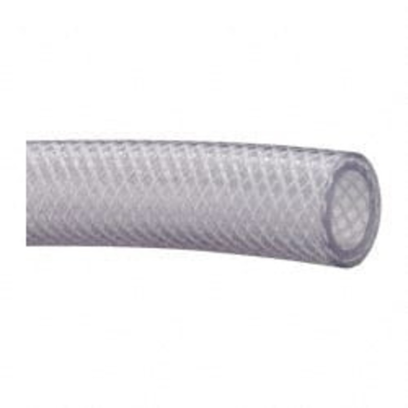 Made in USA 3/4 ID x 1-1/8 OD, 3/16 Wall Thickness, Cut to Length (100 ft. Standard Length) PVC Tube Clear, 150 Max psi, 80 Shore A Hardness SHW-058 – 48460117