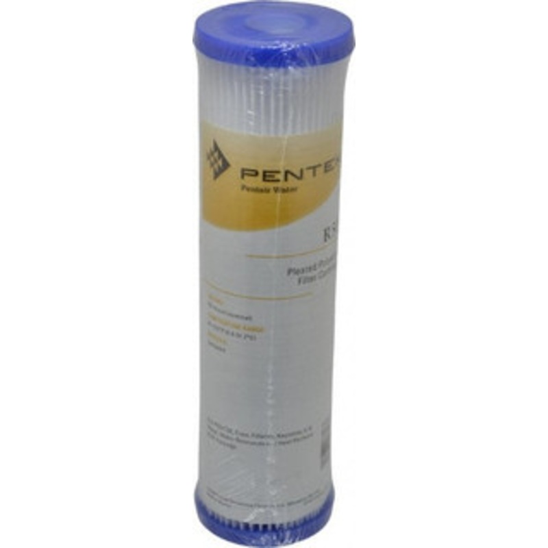 Pentair 2-5/8 OD, 50, Non-Woven Polyester Pleated Cartridge Filter 9-3/4 Long, Reduces Sediments 155038-43 – 71940357