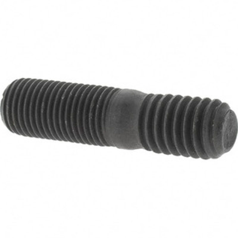 Value Collection 25 Qty 1 Pack 3/8-24 Long Thread, 3/8-16 Short Thread, 1-1/2 OAL Unequal Double Threaded Stud Steel, Uncoated, 3/4 Long Thread Length, 1/2 Short Thread Length BD32423 – 80918972