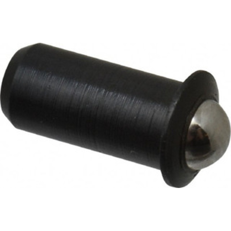 Vlier 0.394 Body Length x 3/16 Body Diam, 1 Lb Init to 2.5 Lb Final End Force, Steel Press Fit Ball Plunger 5/32 Ball Diam, 0.058 Max Ball Reach, 0.04 Flange Thickness PFB51 – 01360676