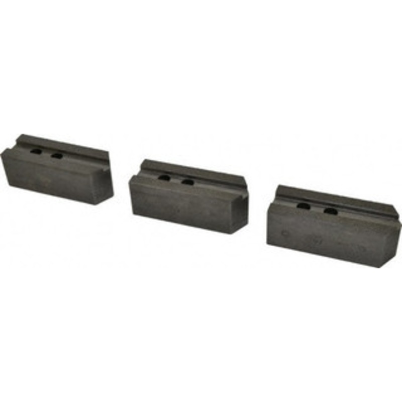 Abbott Workholding 12 & Up Chuck Capacity, 1.5mm x 60 Serrated Attachment, Square Soft Lathe Chuck Jaw 3 Jaws, Steel, 1.1811 Btw Mount Hole Ctrs, 5-1/2 Long x 2 Wide x 2 High, 0.7087 Groove, 0.5512 & 14mm Fastener KTT12S – 04231148