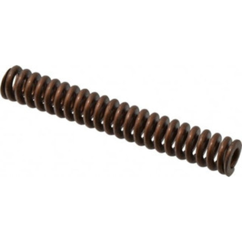 Associated Spring Raymond 3/4 Hole Diam, 3/8 Rod Diam, 5 Free Length, Gold Die Spring 292.5 Lb Max Deflection, 1.5 Max Deflection, Heavy Duty, Chromium Alloy Steel 105-420 – 07662646