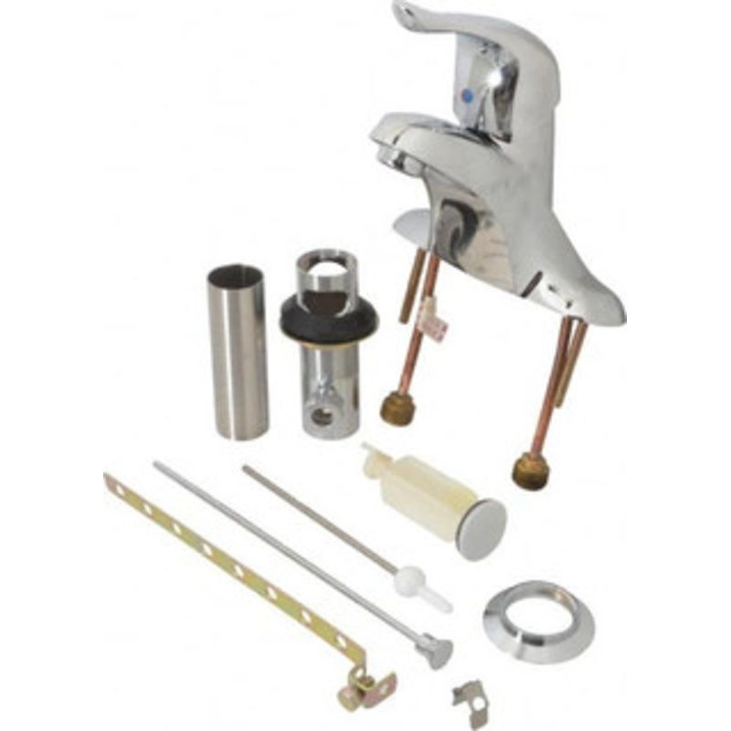 Moen Lever Handle, Deck Plate Bathroom Faucet One Handle, Pop Up Drain, Standard Spout L4621 – 37018769