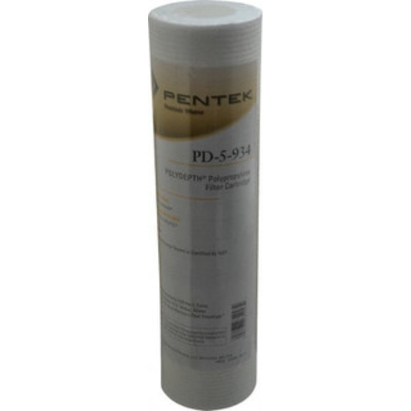 Pentair 2-1/2 OD, 5, Polypropylene Thermal Bonded Cartridge Filter 9.88 Long, Reduces Sediments 155749-43 – 09408105