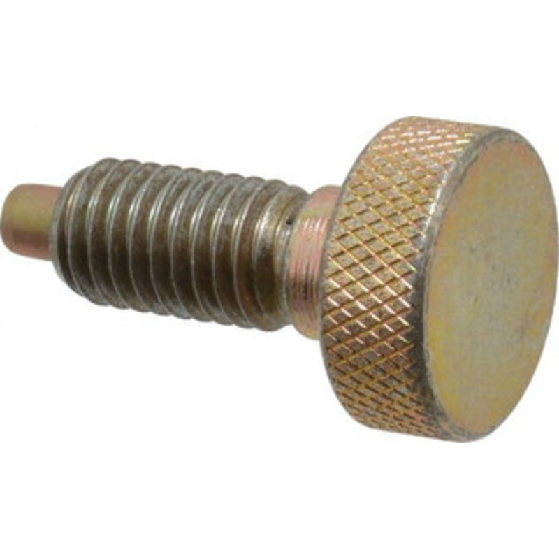 Vlier 1/2-13, 7/8 Thread Length, 1/4 Max Plunger Diam, 1 Lb Init to 10 Lb Final End Force, Knob Handle Plunger Knurled Knob, 1.13 Body Length, 7/8 Length Under Head/Shoulder, 1/4 Plunger Projection SL500P – 62123906