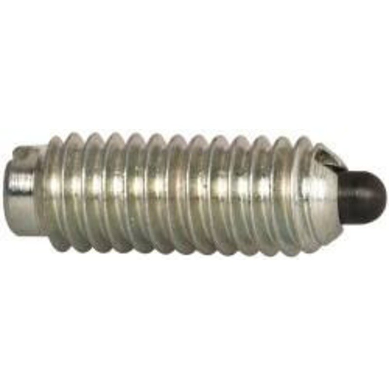 Vlier 8-36, 7/16 Thread Length, 0.052 Plunger Projection, Steel Threaded Spring Plunger 0.07 Max Plunger Diam, 0.437 Plunger Length, 1.5 Lb Init End Force, 4.75 Lb Final End Force M50 – 62119821