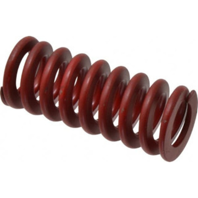 Associated Spring Raymond 1-1/2 Hole Diam, 3/4 Rod Diam, 3-1/2 Free Length, Red Die Spring 683.8 Lb Max Deflection, 1.3 Max Deflection, Medium Heavy Duty, Chromium Alloy Steel 104-714 – 07662059
