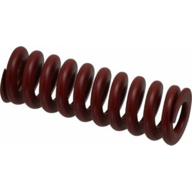 Associated Spring Raymond 25mm Hole Diam, 12.5mm Rod Diam, 3 Free Length, Red Die Spring 2277 N Max Deflection, 23mm Max Deflection, Strong Duty, Chromium Alloy Steel 205-512 – 67900928