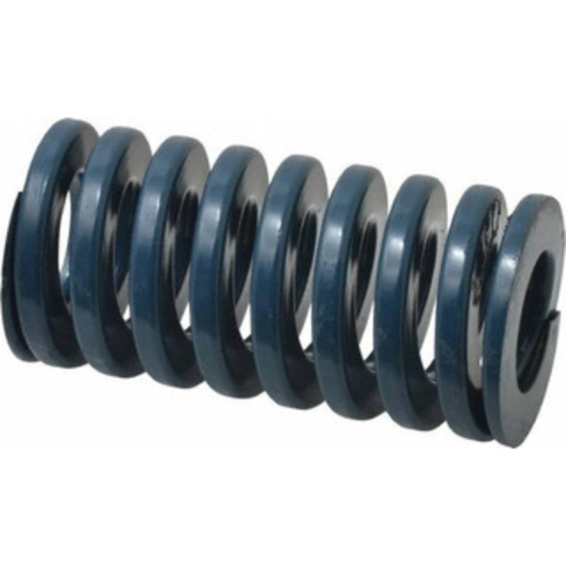 Danly 1-1/2 Hole Diam, 3/4 Rod Diam, 3 Free Length, Blue Die Spring 60.1 Lb Max Deflection, 1.12 Max Deflection, Medium Duty, Chromium Vanadium Steel 9-2412-21 – 76013234
