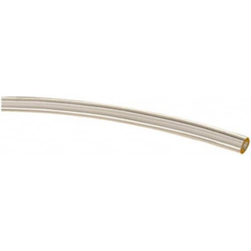 Made in USA 1/16 ID x 1/8 OD, 1/32 Wall Thickness, Cut to Length (100 ft. Standard Length) Ester Urethane Tube Natural, 105 Max psi, 85 Shore A Hardness 39001 – 74205501