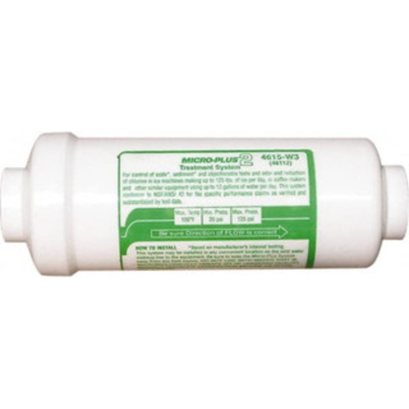 Nu-Calgon 1/4 Inch Pipe, Inline Water Filter System with Disposable Filter and Quick Disconnect Fittings Reduces Sediment, Taste, Odor, Chlorine and Scale 4615-W3 – 07329428