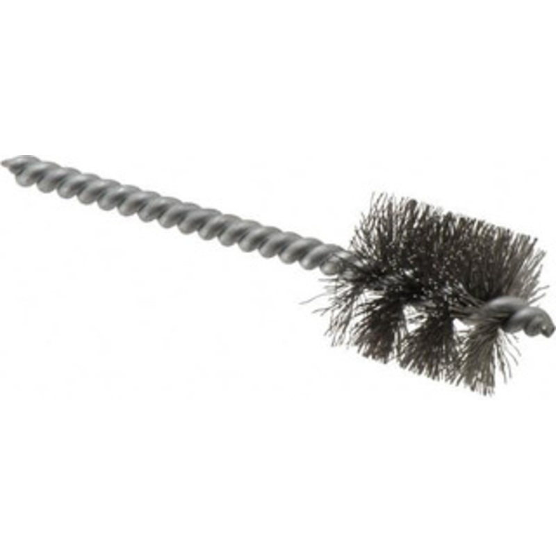 Schaefer Brush 3/4 Inch Inside Diameter, 15/16 Inch Actual Brush Diameter, Carbon Steel, Power Fitting and Cleaning Brush 3/16 Shank Diameter, 3-5/8 Inch Long, Twisted Wire Stem, 7/8 Inch Refrigeration Outside Diameter 08548-12 – 56489107