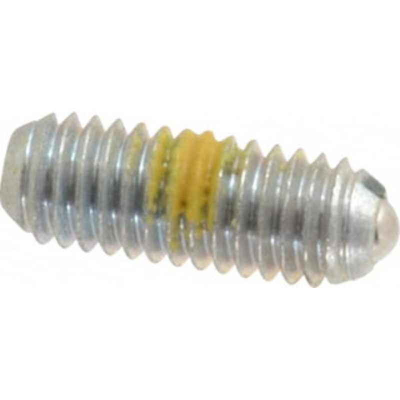 Vlier 10-32, 0.094 Ball Diam, 0.513 Body Length, 0.025 Max Ball Reach, Threaded Ball Plunger Steel Body, Steel Ball, 0.5 Lb Initial End Force, 1.5 Lb Final End Force, Locking Element BL52P – 62121298