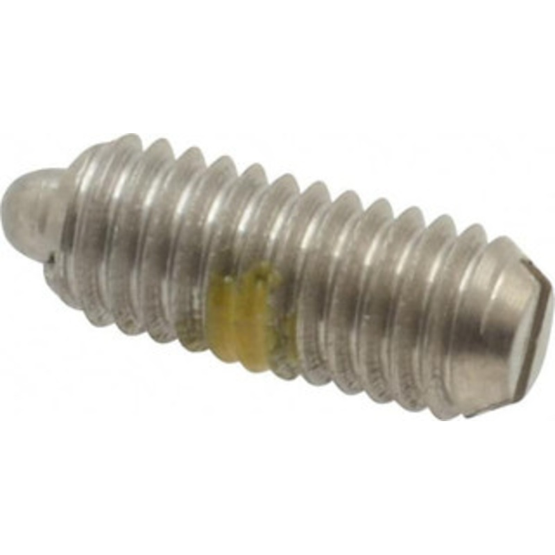Vlier 10-32, 0.468 Thread Length, 0.065 Plunger Projection, Stainless Steel Threaded Spring Plunger 0.093 Max Plunger Diam, 0.468 Plunger Length, 1.75 Lb Init End Force, 6.25 Lb Final End Force SSM52P – 62117817